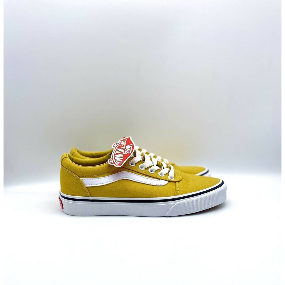 Vans Off The Wall Old Skool Low Top Yellow Shoes Women Size 6.5‎ Unisex 508731